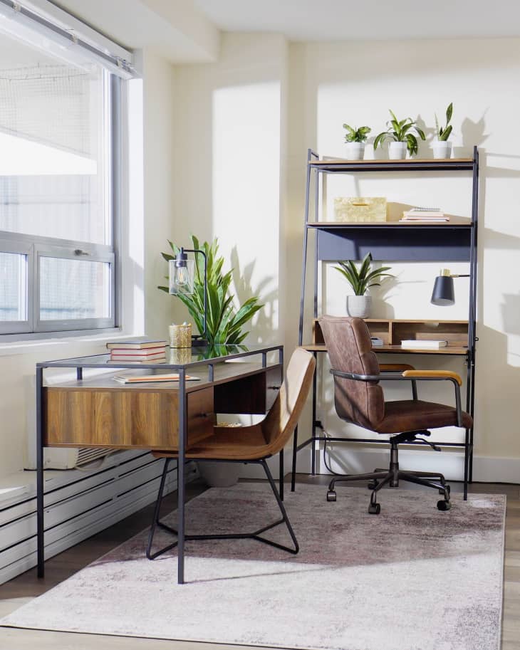 This NYC Couple Fit 2 WFH Spaces in Their Studio Apartment Apartment